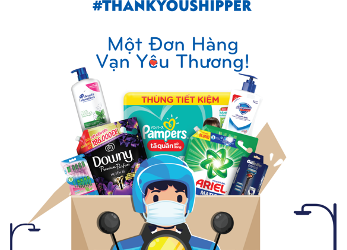 P&G Việt Nam tặng 10,000 phần quà đến các shippers tổng trị giá 2.8 tỷ